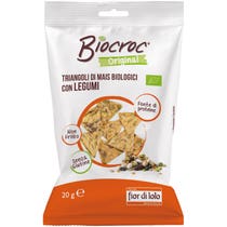 Fior Di Loto Biocroc Triangoli Di Mais Con Legumi 20g-2