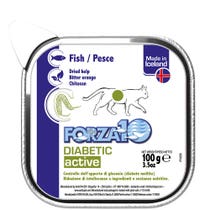 Forza10 Actiwet Diabetic Cibo Umido Gatti Adulti Vaschetta 100g-1