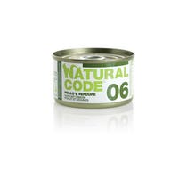 Natural Code 06 Pollo e Verdure Gatti Adulti Lattina 85g-1