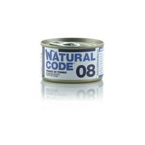 Natural Code 08 Tranci di Tonno Gatti Adulti Lattina 85g-1