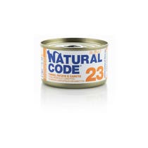 Natural Code 23 Filetti di Pollo Gatti Adulti Lattina 85g-1