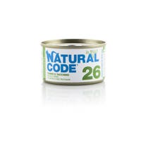 Natural Code 26 Tonno e Tacchino Gatti Adulti Lattina 85g-1