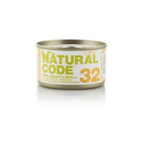 Natural Code 32 Tonno Amaranto e Mirtilli Gatti Adulti Lattina 85g