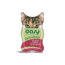 Oasy Wet Cat Delicatessse Patè Con Fegato Per Gatti 85g-2