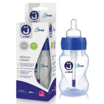 J Bimbi Biberon In Vetro Canula Anticoliche Tettarella Silicone 160ml - 2