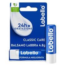 Labello Classic Care Balsamo Labbra Burrocacao Labbra Classico Fondente Sulle Labbra 4,8g-1