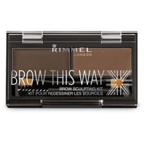 Rimmel Kit Sopracciglia Brow This Way 003 Dark Brown-1