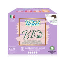 Vivicot Cotone Assorbenti Notte Con Ali 10 Pezzi-2