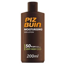 Piz Buin Moisturising Latte Solare SPF 50+ Protezione Molto Alta 200ml-2