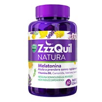 ZzzQuil NATURA Per Dormire 60 Pastiglie Gommose a Base di Melatonina con Camomilla Valeriana Lavanda-1