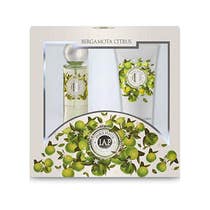 Iap Pharma Cofanetto Pure Fleur Bergamotta Citrus Eau De Cologne 150ml + Body Milk 230ml-1