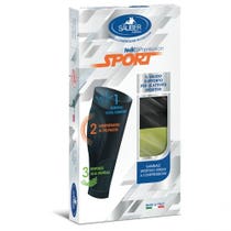 Sauber Sport Calza Unisex A Compressione Colore Grigio-Verde Taglia M