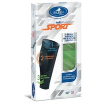Sauber Sport Gambale Unisex A Compressione Colore Verde Fluo Taglia S