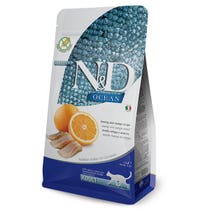 Farmina N&D Ocean Aringa E Arancia Gatti Adulti Sacco 10kg-2
