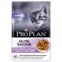 Purina Pro Plan Nutri Savour Junior Gatto Pezzetti Tacchino In Salsa Bustina 85g-1