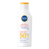 Nivea Sun Latte Solare Sensitive Immediate Protect Fp50+ 200ml Crema Solare Per Le Allergie Solari-2