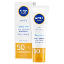 Nivea Sun Uv Viso Sensitive Fp50 50ml Crema Solare Viso Delicata Per Pelli Sensibili-5