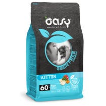 Oasy Grain Free Formula Cibo Secco Kitten Pesce 1,5kg