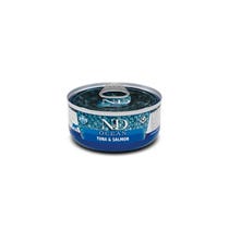 Farmina Natural & Delicious Ocean Con Tonno E Salmone Per Gatti Adulti 80g-1