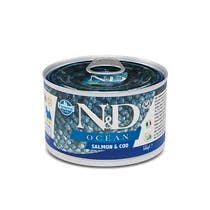 Farmina N&D Ocean Salmone E Merluzzo Cani Adulti Taglia Mini Lattina 140g-1