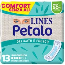 Lines Petalo Delicato e Fresco 13 Assorbenti Anatomici-2