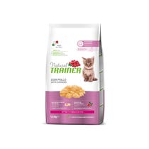 Natural Trainer Kitten Crocchette Con Pollo Per Gatti Cuccioli Sacco 1,5kg-2