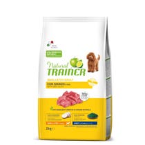 Natural Trainer Crocchette Manzo/Riso Per Cani Adulti Taglia Piccola Sacco 2 Kg-2