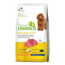 Natural Trainer Crocchette Manzo Cane Adult Small & Toy 7Kg-1