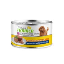 Natural Trainer Maintenance Mature Con Prosciutto Crudo Cani Adulti Taglia Mini Lattina 150g-1