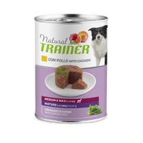 Natural Trainer Maintenance Mature Medium E Maxi Per Cani Umido Pollo Lattina 400g-1