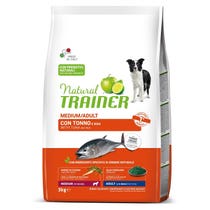 Natural Trainer Crocchette Tonno e Riso Cane Adult Medium 3Kg-2