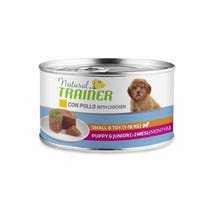 Natural Trainer Puppy & Junior Small & Toy Con Pollo Per Cani Cuccioli 150g