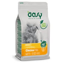Oasy Lifestage Adult Hairball Pollo Cibo Secco Per Gatti 1,5kg