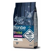Monge B Wild Low Grain Con Oca Cibo Secco Per Gattini Sacco 1,5 kg
