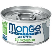 Monge Monoprotein Sfilaccetti Solo Coniglio Cibo Umido Per Gatti Adulti 80g-4
