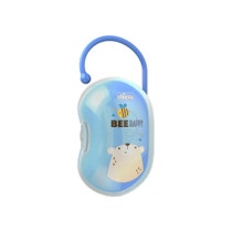 Chicco Porta Succhietto Bimbo Per Due Ciucci Azzurro 1 Pezzo-1