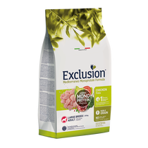 Exclusion Mediterraneo Monoprotein Noble Grain Crocchette Pollo Per Cani Adulti Taglia Grande Sacco 12kg-1