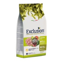 Exclusion Mediterraneo Monoprotein Noble Grain Crocchette Pollo Cani Adulti Taglia Media Sacco 12kg-1