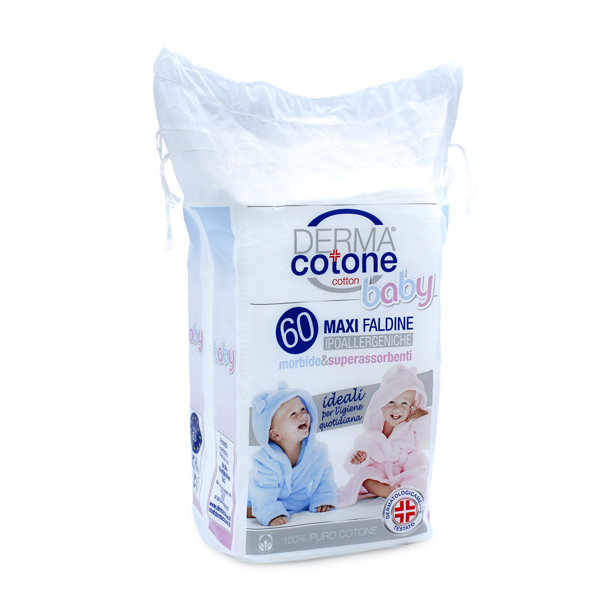 Dermacotone Baby Faldine Maxi 60 Pezzi