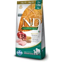 Farmina N&D Ancestral Grain Selection Pollo E Melograno Cani Adulti Taglia Media E Grande Sacco 15kg-1