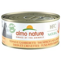 Almo Nature HFC Natural Cibo Umido Tonno E Gamberetti Per Gatti Adulti Scatoletta 150g-2