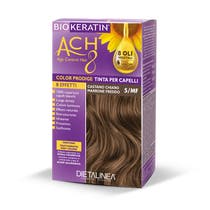 Biokeratin ACH 8 Kit Tinta Per Capelli 5/MF Castano Chiaro Marrone Freddo-1