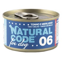 Natural Code 06 Tonno E Merluzzo Cani Adulti Lattina 90g