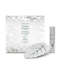 L'Erbolario Bouquet D'Argento Profumatore Per Automobile Con Foglia 10ml-1