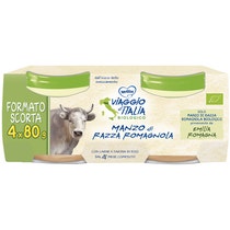 Mellin Viaggio D'Italia Omogeneizzato Manzo 4x80g - 2