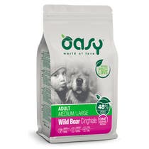 Oasy Dry Monoproteico Cane Adult Medium Large Cinghiale 12kg-1