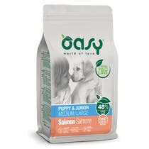 Oasy Dry Monoproteico Cane Puppy Medium Large Salmone 12kg-1