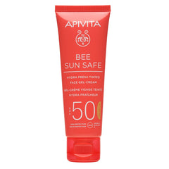 Apivita Bee Sun Safe Hydra Fresh Crema Gel Viso Colorata SPF50 50ml-2