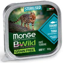 Monge B Wild Grain Free Tonno Con Ortaggi Cibo Umido Per Gatti Sterilizzati 100g-3