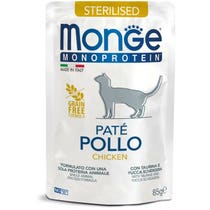 Monge Monoprotein Sterilised Paté Pollo Cibo Umido Per Gatti Adulti Sterilizzati 85g-3